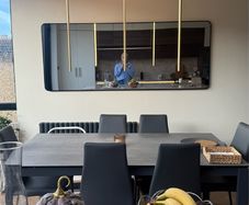 LED drop pendant light x 3