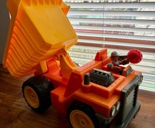 Fisher price dumper truck