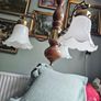 Three-Arm Chandelier, Made in Italy, Mid-20th Century Image 4