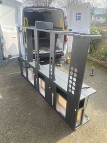 van shelves