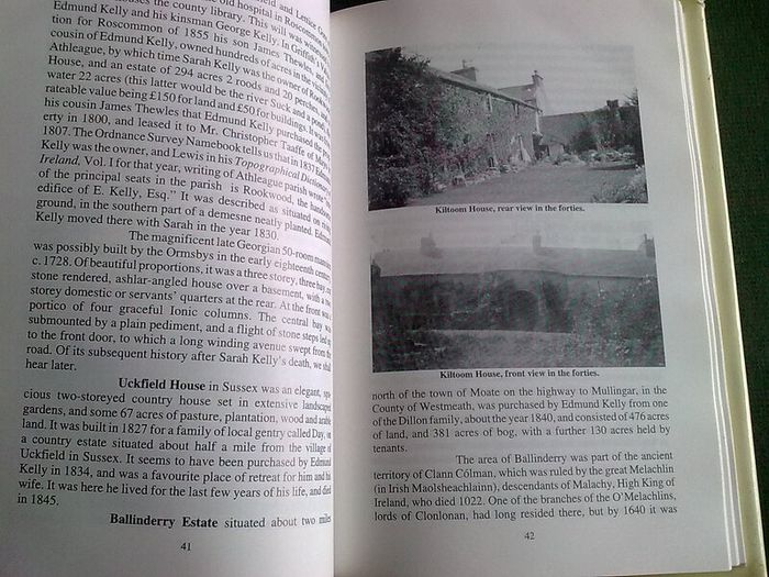 The strange story of Sarah Kelly Ireland Irish history Roscommon Westmeath Signed