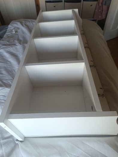 shelving unit with hangers
