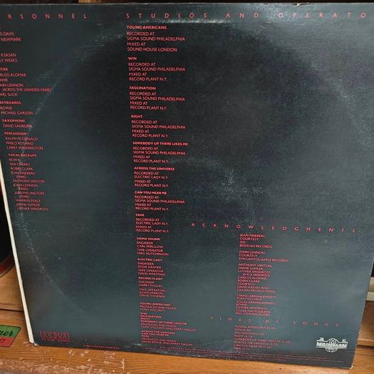 David Bowie, Young Americans LP original UK RCA  Press