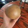 Solid wood decorative balls - set of 2 Image 2