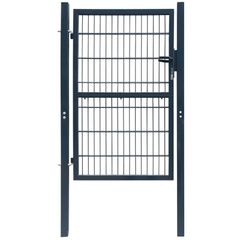 Fence Gate Steel 103x250 cm Anthracite