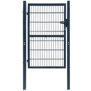 Fence Gate Steel 103x250 cm Anthracite