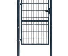 2D Fence Gate (Single) Anthracite Grey 106 x 170 cm