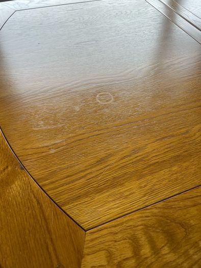 solid oak extendable table