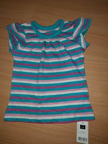 Baby girls t-shirt, 9-12 months