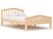Bed Frame Solid Pinewood 120x200 cm