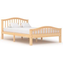Bed Frame Solid Pinewood 120x200 cm
