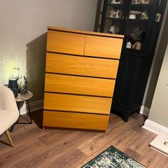Ikea Malm Oak Chest Of Drawers