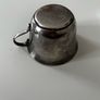 1895-1910c Antique Solid Silver Demitasse / Vodka Cup  French Swan Hallmark Image 2