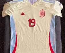 Kids 2024 Lamine Yamal Spain Away Kit