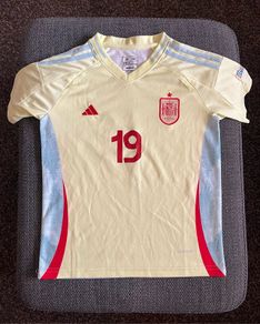 Kids 2024 Lamine Yamal Spain Away Kit