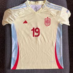 Kids 2024 Lamine Yamal Spain Away Kit