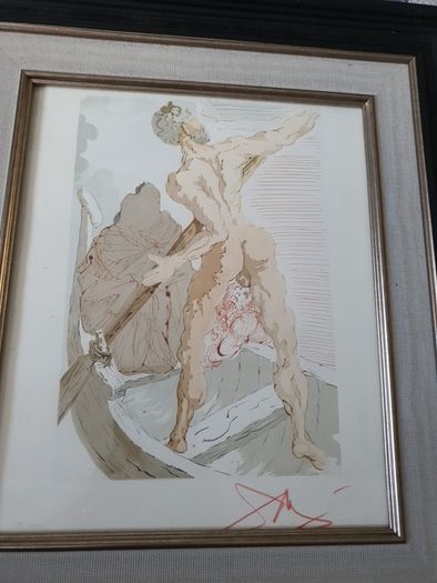 Salvidore dali signed art