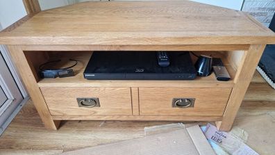 Oak tv unit