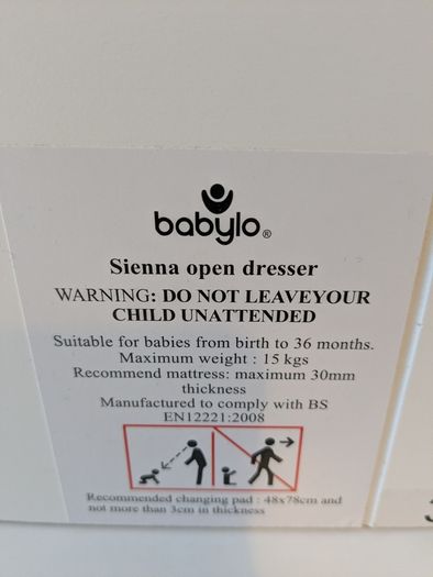Babylo Sienna Open Changer White