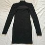 Remain Birger Christensen Black Knitted High Neck Mini Sweater Dress RRP 150E Image 5