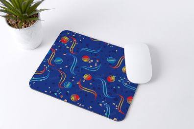 Dublin Bus Seat Pattern Mousemat