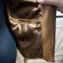 Genuine leather custom made, very soft calf leather jacket size UK8 EU 36 Perfect condition as new , luxury item Image 2
