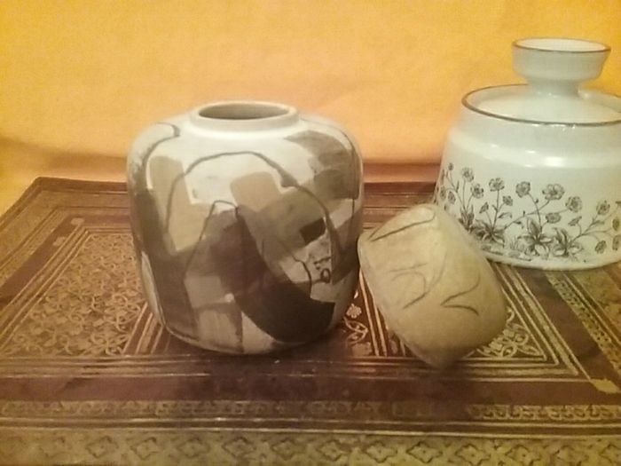 Two lidded Containers