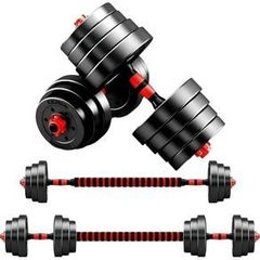 Adjustable Dumbbells & Connecting Bar 20kg Set - Free Delivery Or Pick Up In Store