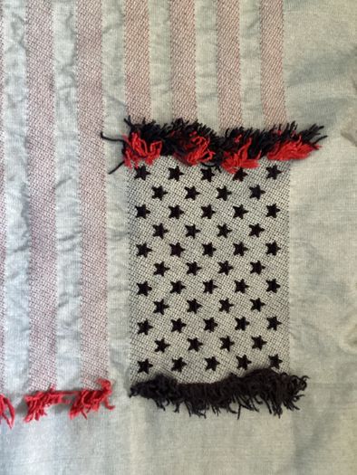 Vintage Polo Sport Ralph Lauren Flag Pillow Cover 25x15 Oversized Lumbar Woven Jacquard Intarsia Americana Throw Pillow 1990s