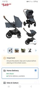 Joie travel system pram