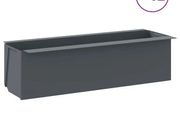 Flower Boxes for Euro Pallets 12 pcs Grey 36x13.5x9.5 cm PP
