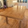 Solid oak dining table Image 3