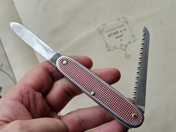 Vintage Elinox Victorinox Alox Woodsman Discontinued Model Swiss Army Knife Rare Collector Piece 1960s