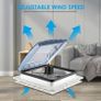 BRAND NEW EU Stock18W RV Roof Ventilation Fan Manual RV Ventilating Fan 12V Bidirectional Exhaust Fan for RV with 3-speed inlet and outlet Image 5