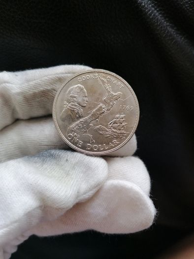 1969 New Zealand One Dollar Coin