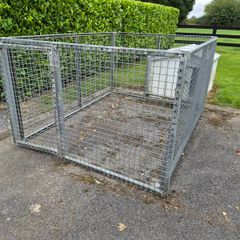 Heavy Duty Galvanised Dog enclosure
