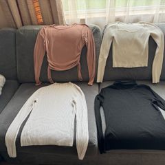 4 Long Sleeve tops, Size S