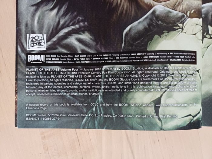 Planet of the Apes Vol. 4 - The Half Man Graphic Novel Boom! Studios Comics