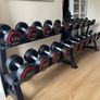 Jordan Premium Urethane Dumbells set with Rack Image 3