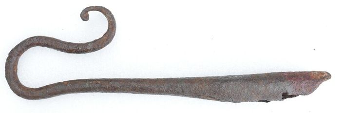 1700's rare Hand forged iron Shepherd's "crook "