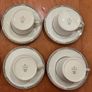 2004 Vintage Royal Doulton Platinum Collection 4 Tea Cups and Saucers Image 4