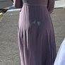 Hope & Ivy lilac embroidered midi dress Image 4
