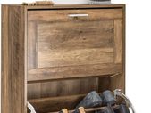 Shoe Cabinet Shoe storage 2 flaps industrial style