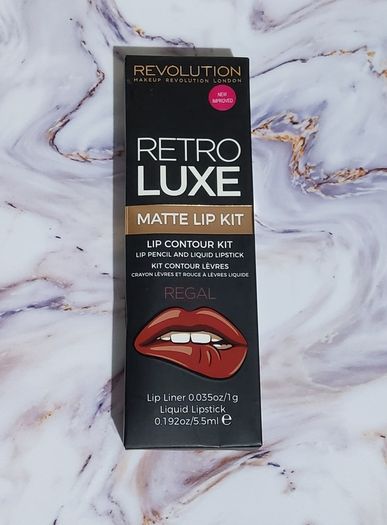 Revolution Retro Luxe Matte Lip Kit - Regal - New