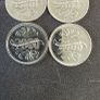Sainsbury's Makers of the Millennium Tokens x4 - Churchill, Live Aid, Owens, Bell Image 2