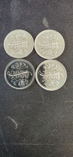 Sainsbury's Makers of the Millennium Tokens x4 - Churchill, Live Aid, Owens, Bell