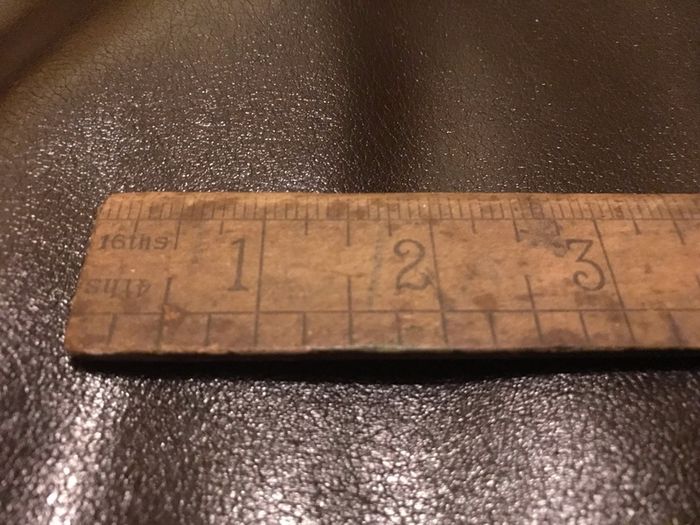 Antique school ruler