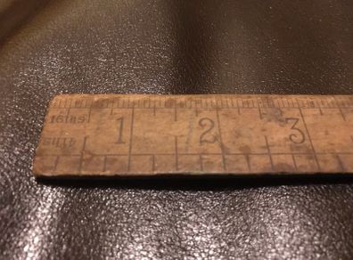 Antique school ruler
