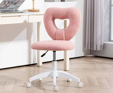 Office Chair, Heart-Shaped Backrest