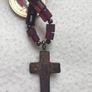 Vintage handmade Sterling silver cross necklace Image 3